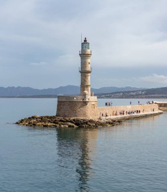 Chania Feneri 'nin bir resmi..