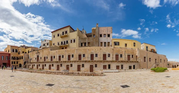 Uma Imagem Fortaleza Firka Veneziana Que Abriga Museu Marítimo Creta Fotos De Bancos De Imagens