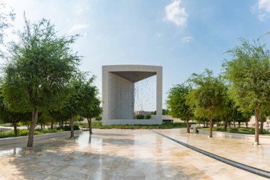 Abu Dabi 'deki Kurucu Anıtı' nın bir resmi..