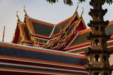 Wat Pho Tapınağının bir resmi..