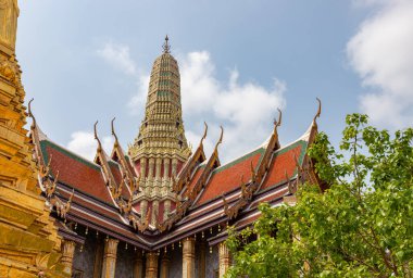 Büyük Saray 'daki Zümrüt Buda Tapınağı' nın bir resmi..