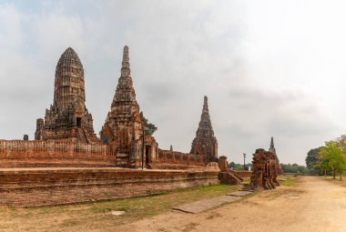 Wat Chaiwatthanaram Tapınağı 'nın merkezi bir resmi..