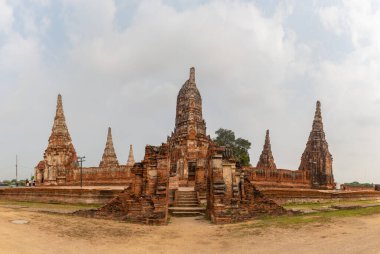 Wat Chaiwatthanaram Tapınağı 'nın merkezi bir resmi..
