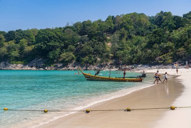 Phuket 'teki Özgürlük Sahili' nin bir resmi..
