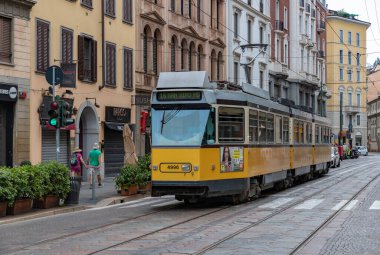 Milano tramvayı resmi..