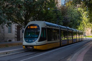 Milano tramvayı resmi..