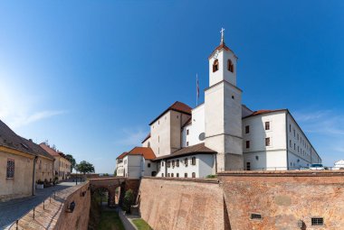 Brno 'daki Spilberk Kalesi' nin bir resmi..
