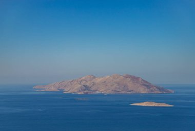 Ege Denizi 'ndeki Dodecanese Adası' nın bir resmi..