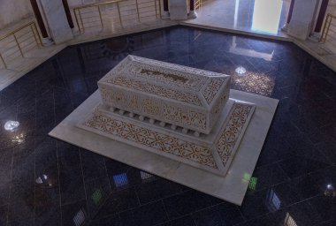 Manastır 'daki Habib Bourguiba mozolesinin bir resmi..