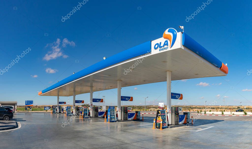 A picture of an OLA Energy gas station.