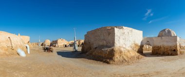 Yıldız Savaşları 'nın bir resmi - Tunus' ta Mos Espa çekim yeri.