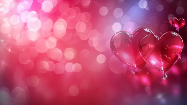 Forma Corazón Abstracto Decorativo Para San Valentín Fiesta Fondo Día Fotos de stock libres de derechos