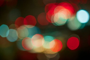 Bokeh ışıkları ile soyut arkaplan