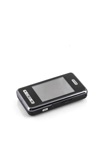 Telefono Cellulare Vintage Con Schermo Bianco Isolato Sfondo Bianco — Foto Stock
