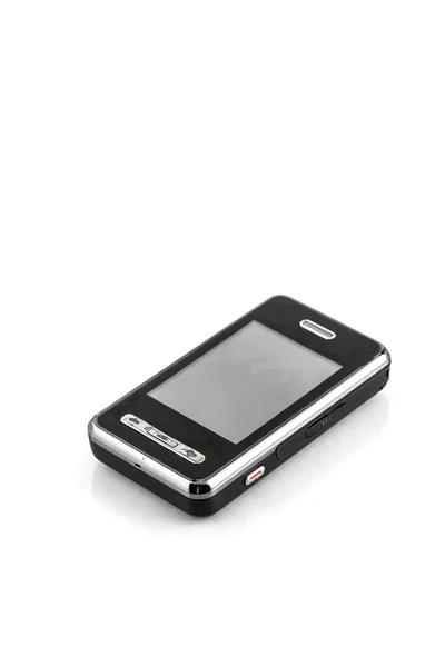 Винтажный Мобильный Телефон Чистым Экраном Белом Фоне — стоковое фото