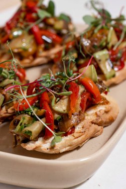 sığır eti ile Meksika tacos .