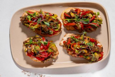 sığır eti ile Meksika tacos .