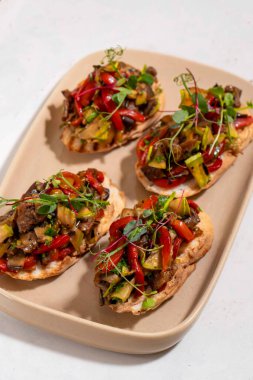 sığır eti ile Meksika tacos .