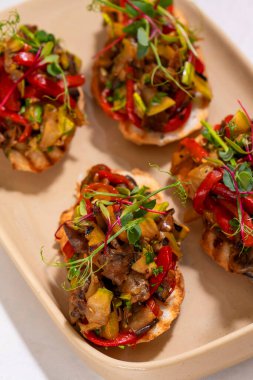 sığır eti ile Meksika tacos .