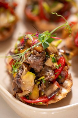 sığır eti ile Meksika tacos .