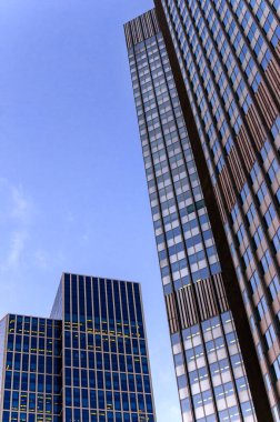 İş bölgesinde modern gökdelenler