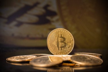 Bitcoin is a decentralized cryptocurrency and worldwide payment, technology concept