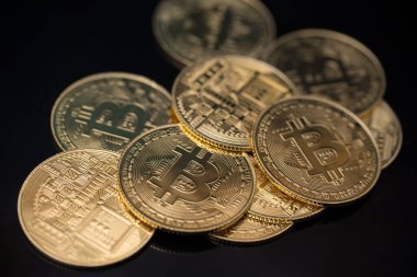 Bitcoin is a decentralized cryptocurrency and worldwide payment, technology concept