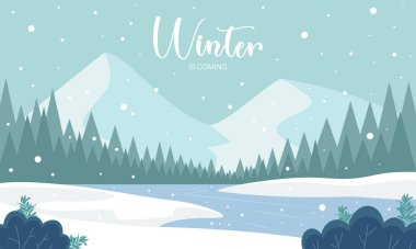 Beyaz ağaç ormanı geçmişi ve kış mevsimi konsepti için kar yağışı. El çizimi izole çizimler.