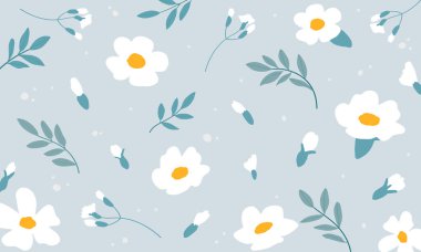 Çiçekler ve yaprağın duvar sanat vektör arka planı. Soyut şekilli yaprak çizimi. Baskı, kapak, duvar kağıdı, asgari ve doğal duvar sanatı için soyut bitki sanatı tasarımı. Vektör illüstrasyonu.