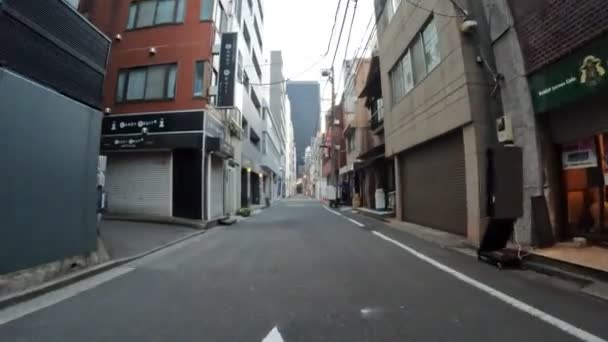 Tokio Akihabara Ciclismo Temprano Mañana Noviembre 2022 — Vídeos de Stock