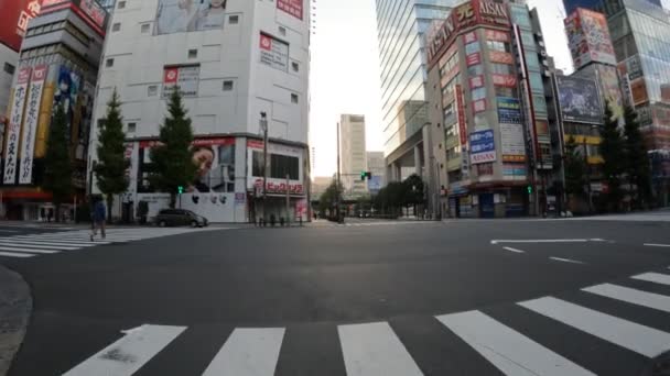 Tokyo Akihabara Early Morning Cycling Novembre 2022 — Video Stock