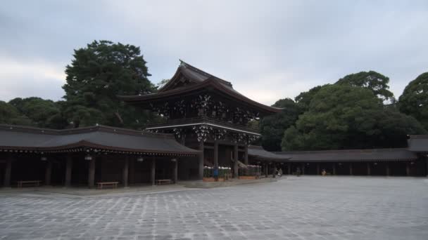 Meiji Tapınağı Tokyo Japonya 2022 — Stok video