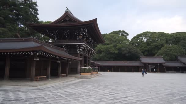 Santuário Meiji Tóquio Japão 2022 — Vídeo de Stock