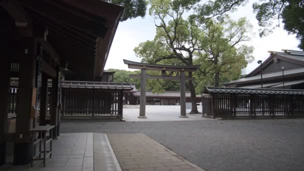 Храм Мэйдзи Токио Япония 2022 — стоковое видео