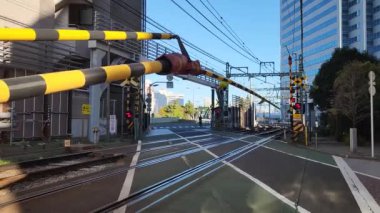 Tokyo Shinagawa demiryolu geçidi Kasım 2022 