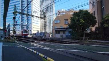 Tokyo Shinagawa demiryolu geçidi Kasım 2022 