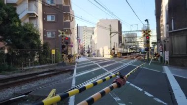 Tokyo Shinagawa demiryolu geçidi Kasım 2022 