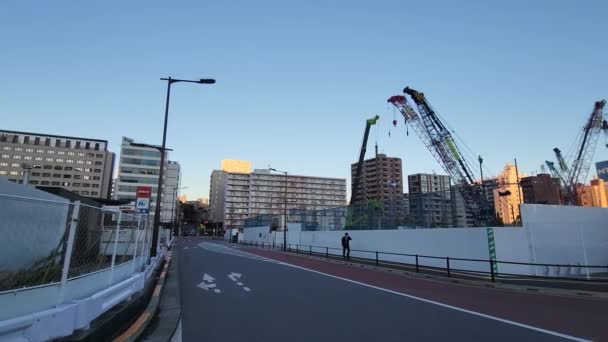 Tokyo Takanawa Kapısı Sabah 2022 — Stok video
