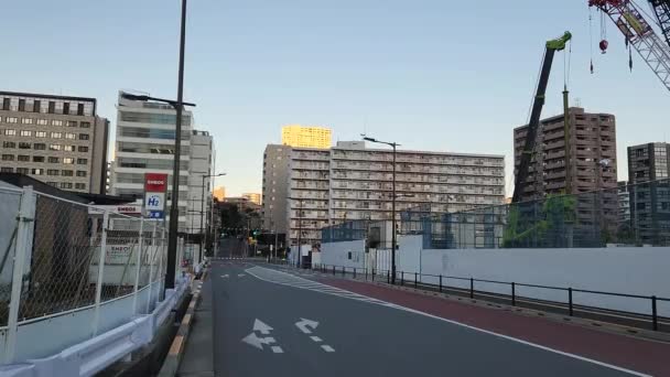Tokios Takanawa Tor Frühen Morgen 2022 — Stockvideo