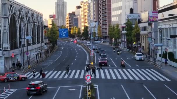 Tokyo Shinagawa Wczesnym Rankiem 2022 — Wideo stockowe