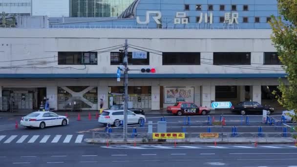 Синагава Токио Ранним Утром 2022 Года — стоковое видео