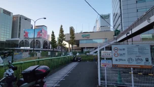Tokyo Shinagawa Wczesnym Rankiem 2022 — Wideo stockowe