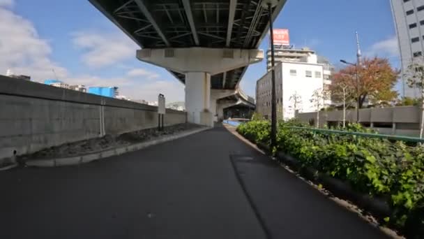 Tokio Sumidagawa Kolarstwo 2022 Jesień — Wideo stockowe