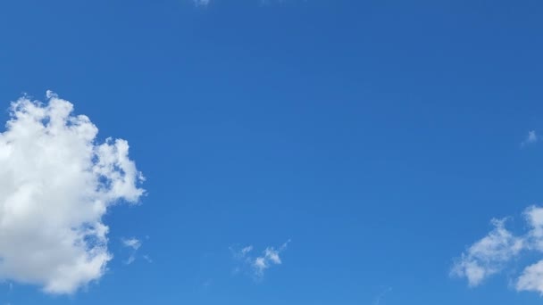 Блакитне Небо Хмари Відеокліп — стокове відео