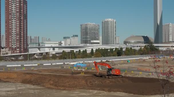 Odaiba Dismantling Tokio Japan December 2022 — Stockvideo