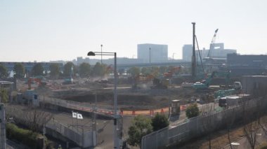 Odaiba Sökme, Tokyo Japonya Ocak 2023