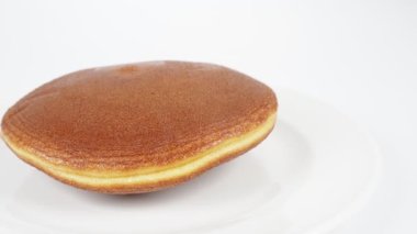 Dorayaki, Japon tatlıları videoyu kapatın.