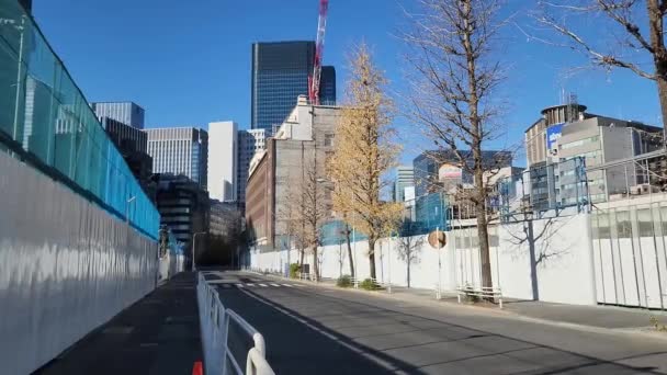Nihonbashi Redevelopment Japan Tokyo 2023 — Stock video