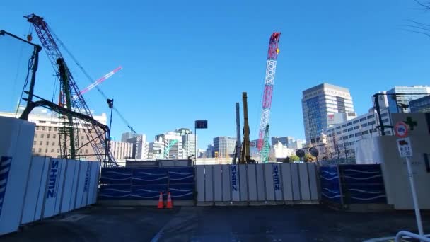 Reurbanización Nihonbashi Japón Tokio 2023 — Vídeos de Stock