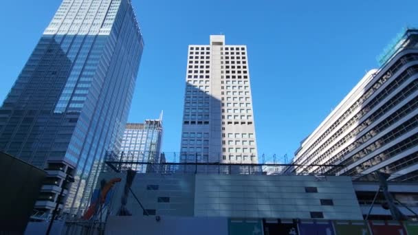 Tokyo Tokiwabashi Redevelopment Январь 2023 — стоковое видео